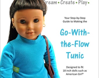 Go-With-the-Flow Tunika für 45 cm große Puppen - PDF