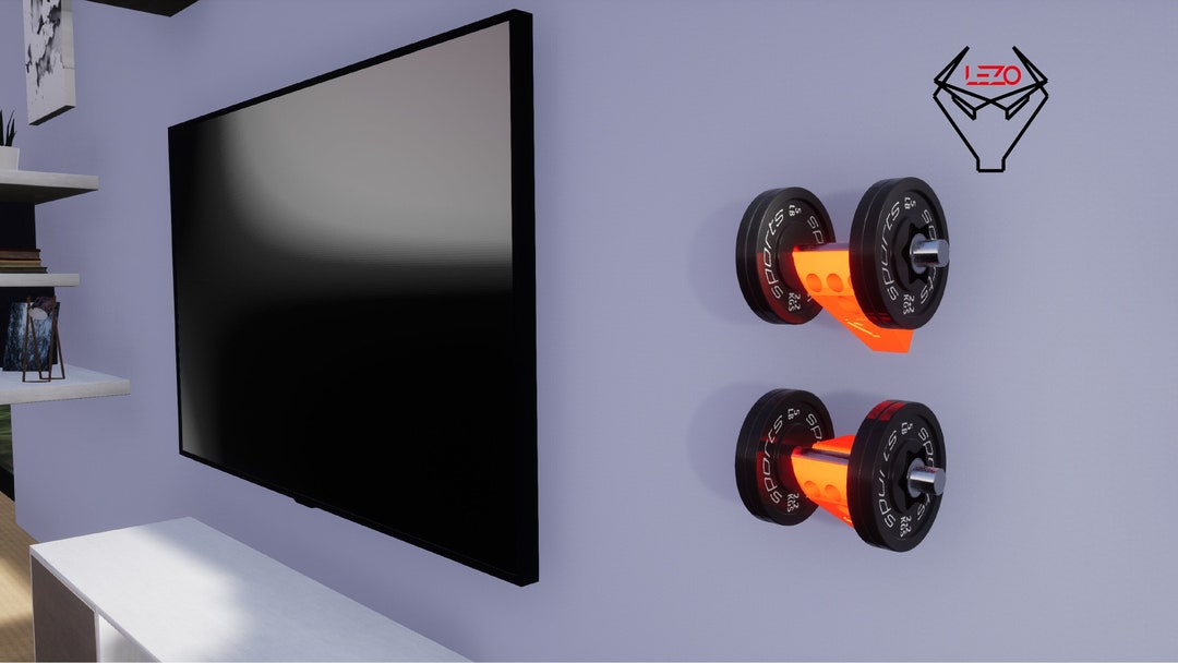 Ranley Hantelstangen Wandhalterung - Platzsparende Aufbewahrung Für Fitness-Zubehör Zu Hause