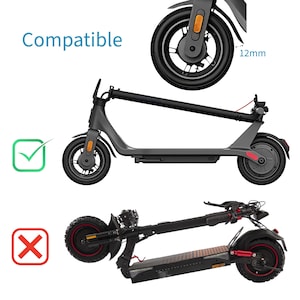 Väggfäste för elsparkcykel | Stålställ och ställ för elsparkcykel för Xiaomi Gotrax, Ninebot, Segway, Levy och mer | Hjul 8,5" 10,11" | Skruvar ingår bild 11