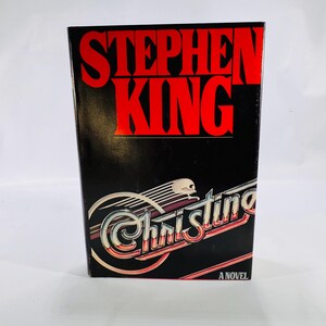 Christine Stephen King Book 1983, Vintage Horror Hardcover, Viking Press, Dust Jacket, Classic Haunted Car Thriller Novel