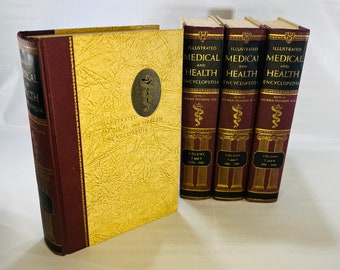 Illustrated Medical and Health Encyclopedia 4 Volume Set edited by Morris Fishbein M.D. 1959 Double Day & Co. Inc