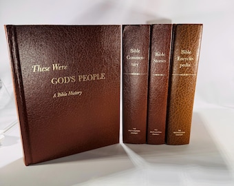 Southwestern Company 4-Volume Bible Set 1960s Edition | Commentary, Stories, Encyclopedia & History | Free Shipping