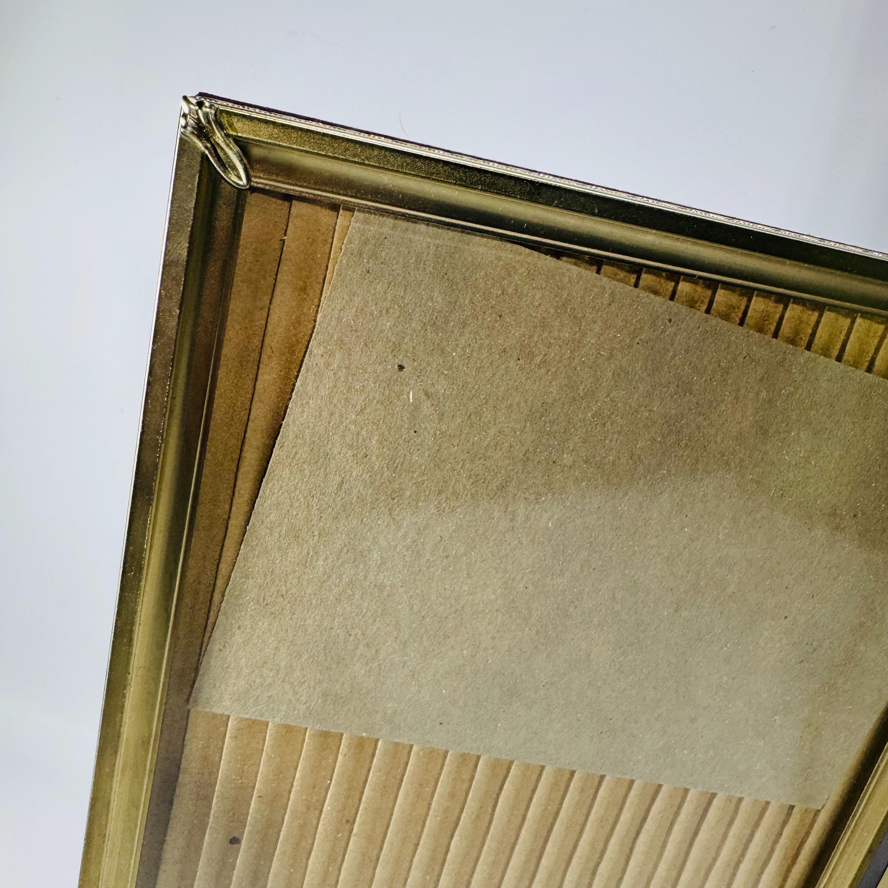 Vintage Hinged Double Picture Frame Holds Two 8x10 Photos, Gold Tone ...