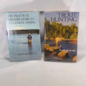 Fishing & Trout How-To Bundle — Practical Angler’s Guide (1978) + Trout Hunting (1977) — Fishing Skills Winchester Press Hardcovers