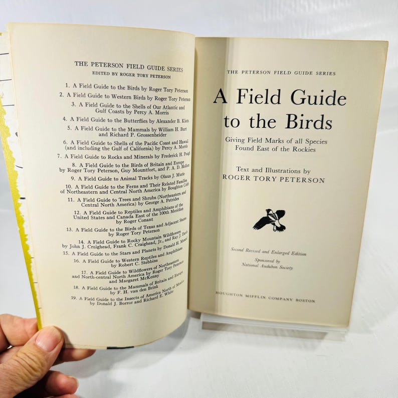 Roger Tory Peterson A Field Guide to the Birds Eastern Land and Water ...