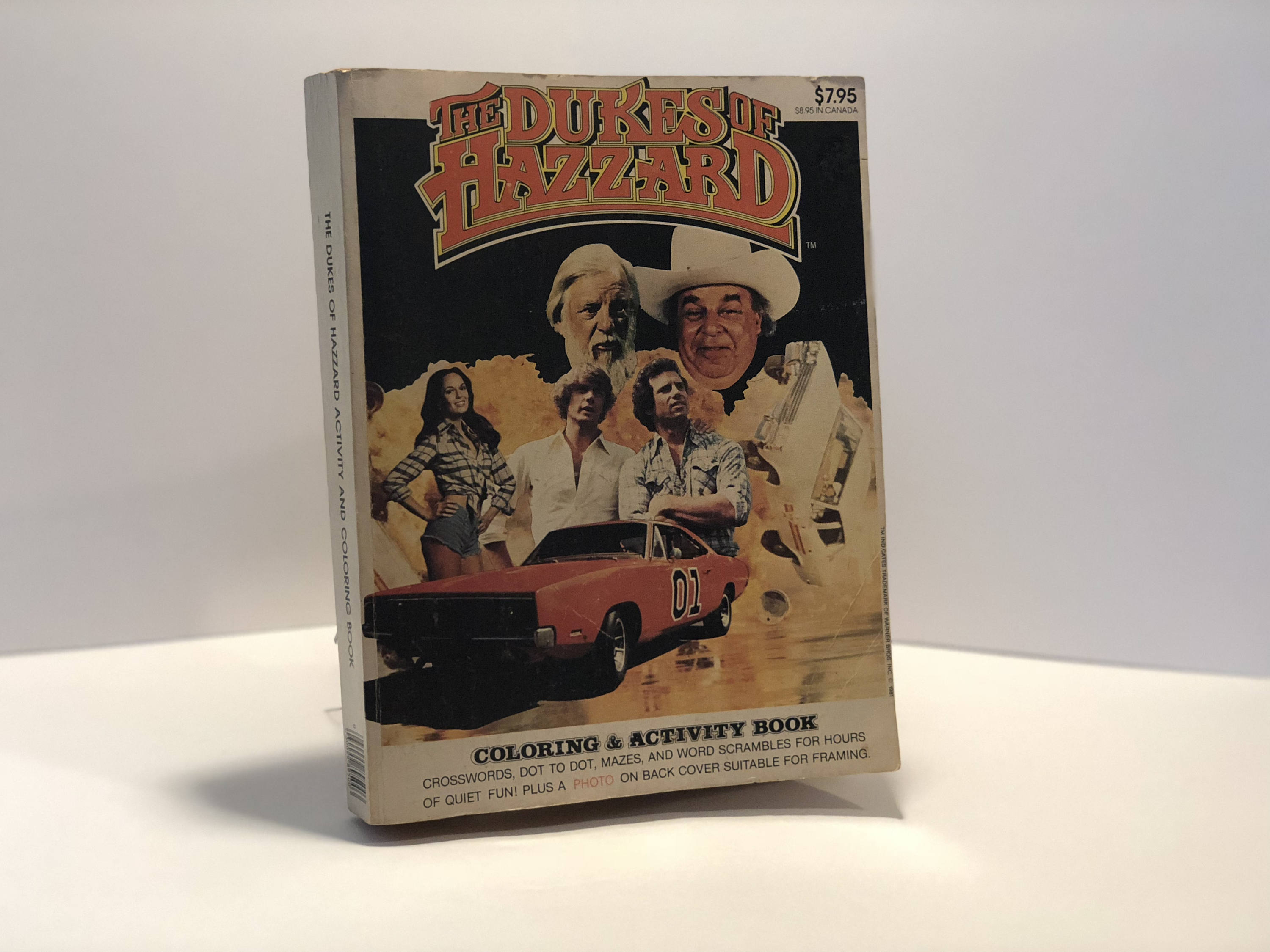 The Dukes Of Hazzard Coloring And Activity Book 1981 Crosswords Dot To Dot Mazes Word Scrambles For Hours Of Quiet Fun Plus A Photo To Frame