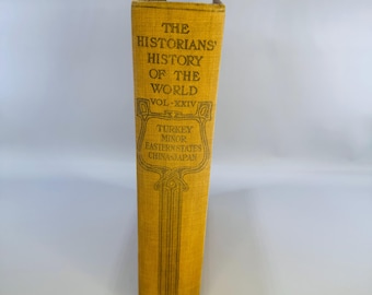 The Historians History of the World Vol 24 1907 Hardcover | Vintage World History Book | Antique Reference | Collector Gift