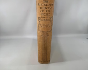 The Historians History of the World Vol XX | Antique England History Book | 1907 Hardcover