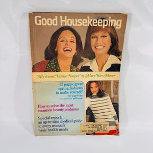 Vintage Good Housekeeping Magazine February 1974 | 1970s Fashion Recipes Sewing Crafts Collectible