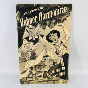 Vintage Harmonica Instruction Booklet with Dean Ross Automatic Chord Selector, 1950 Hohner Harmonicas Booklet, Music Ephemera Set