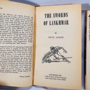 Title page of The Swords of Lankhmar by Fritz Leiber