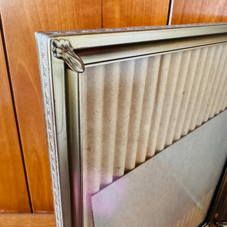Vintage Hinged Double Picture Frame Holds Two 8x10 Photos, Gold Tone ...