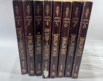 Dragonlance The New Adventures Paperback Bundle Volumes 1-8, Dungeons and Dragons Fantasy Books, YA Reader Gift