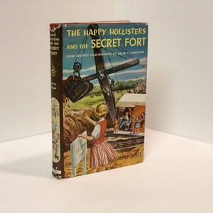 The Happy Hollisters and the Secret Fort #9 ,by Jerry West 1955 Vintage BookVintage Book