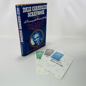 Dale Carnegie&#39;s Scrapbook edited by Dorthy Carnegie 1959 Dale Carnegie & Associates Vintage Book