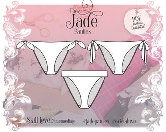 Jade Tie Side Panties Sewing pattern - PDF Instant Download - Evie la Luve