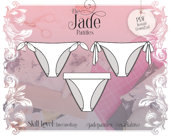 Jade Tie Side Panties Sewing Pattern PDF Instant Download Evie La