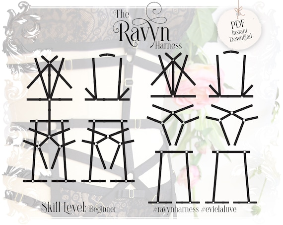 Ravyn Full Body Harness E-TUTORIAL Ravyn Harness PDF Instant