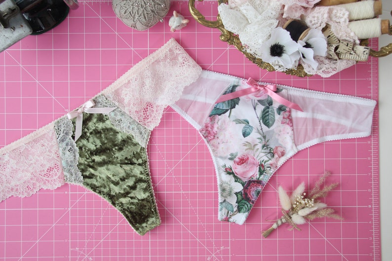 Lyla Thong Lingerie Sewing Pattern PDF Instant Download - Etsy