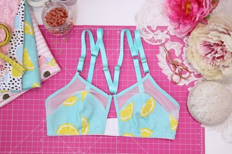 Xo bra Lingerie Sewing Pattern PDF Instant Download Evie la Lùve image 3