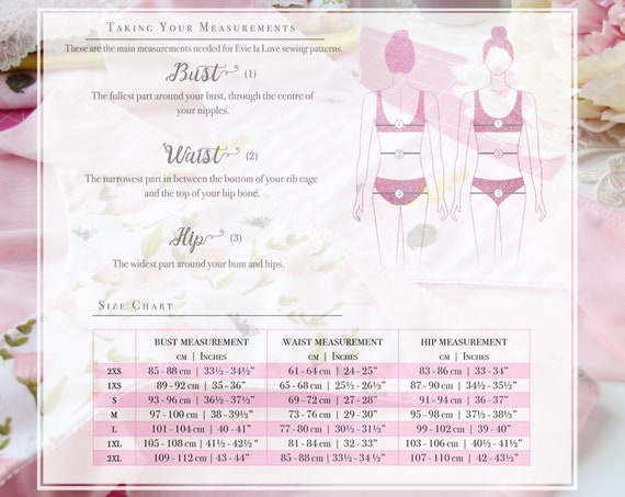 Chloe Thong Lingerie Sewing Pattern PDF Instant Download Evie La Luve 