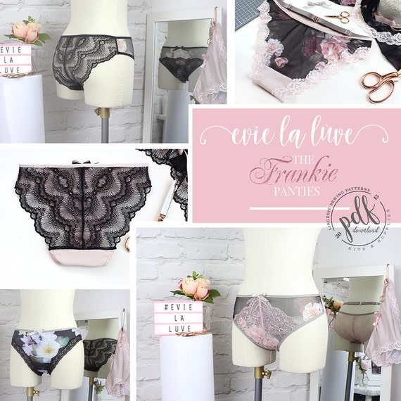 Frankie Panties Lingerie Sewing Pattern PDF Sewing Pattern Evie La Luve 