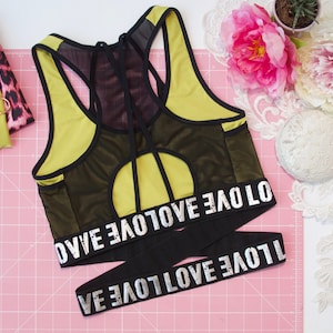 Mighty Sports Bra Sewing Pattern PDF Instant Download Evie la Luve image 6