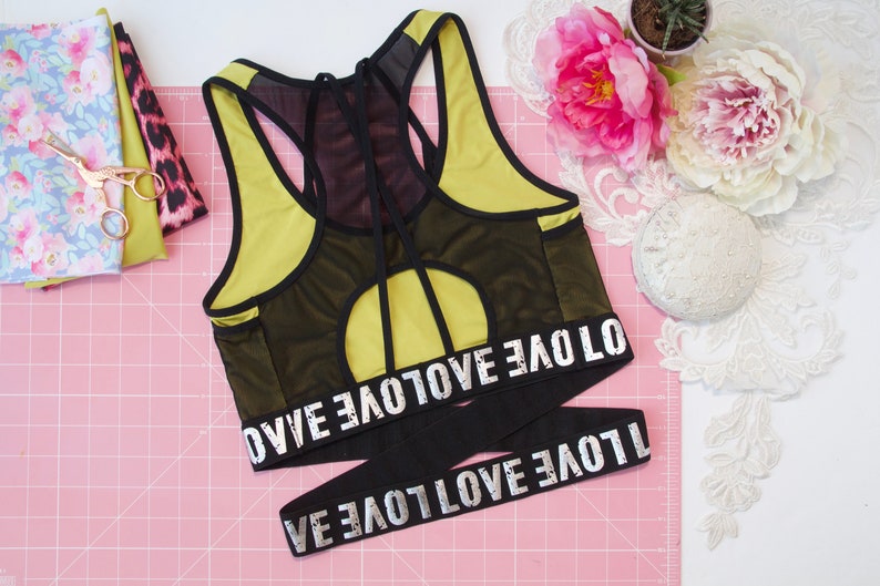 Mighty Sports Bra Sewing Pattern PDF Instant Download Evie la Luve image 6