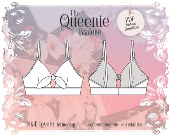 Darcey Soft Bra Sewing Pattern PDF Instant Download Evie La Luve -   Australia