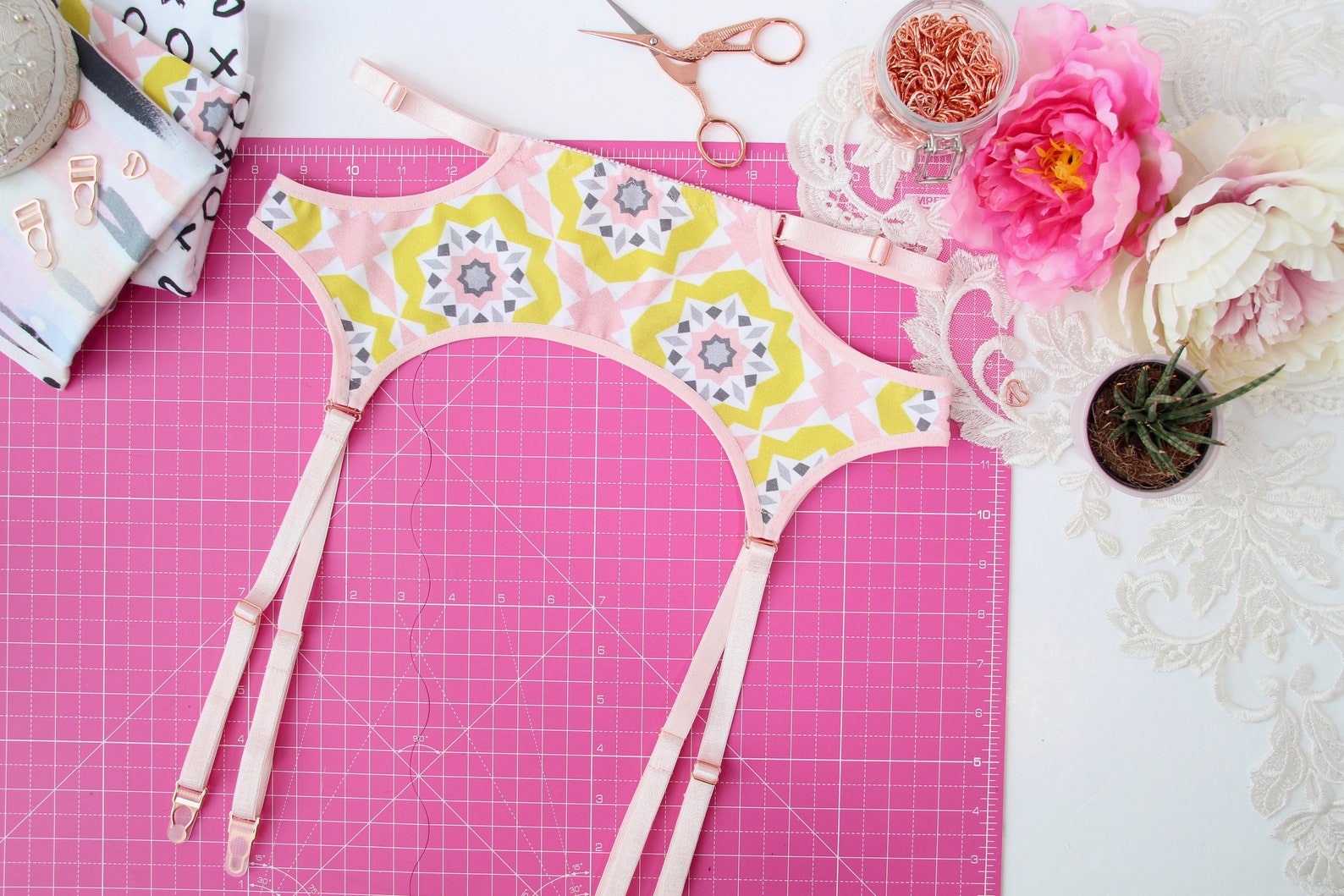 Renee Garter Belt Sewing Pattern PDF Instant Download Evie Etsy Canada