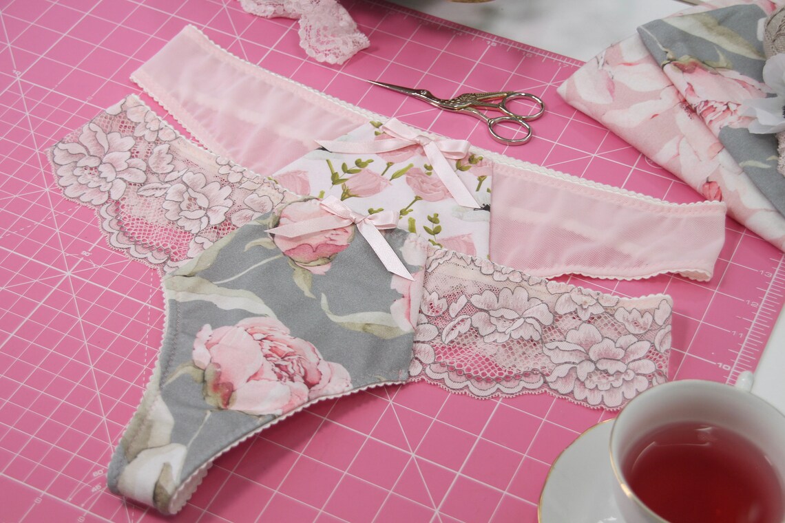 Lyla Thong Lingerie Sewing Pattern PDF Instant Download - Etsy