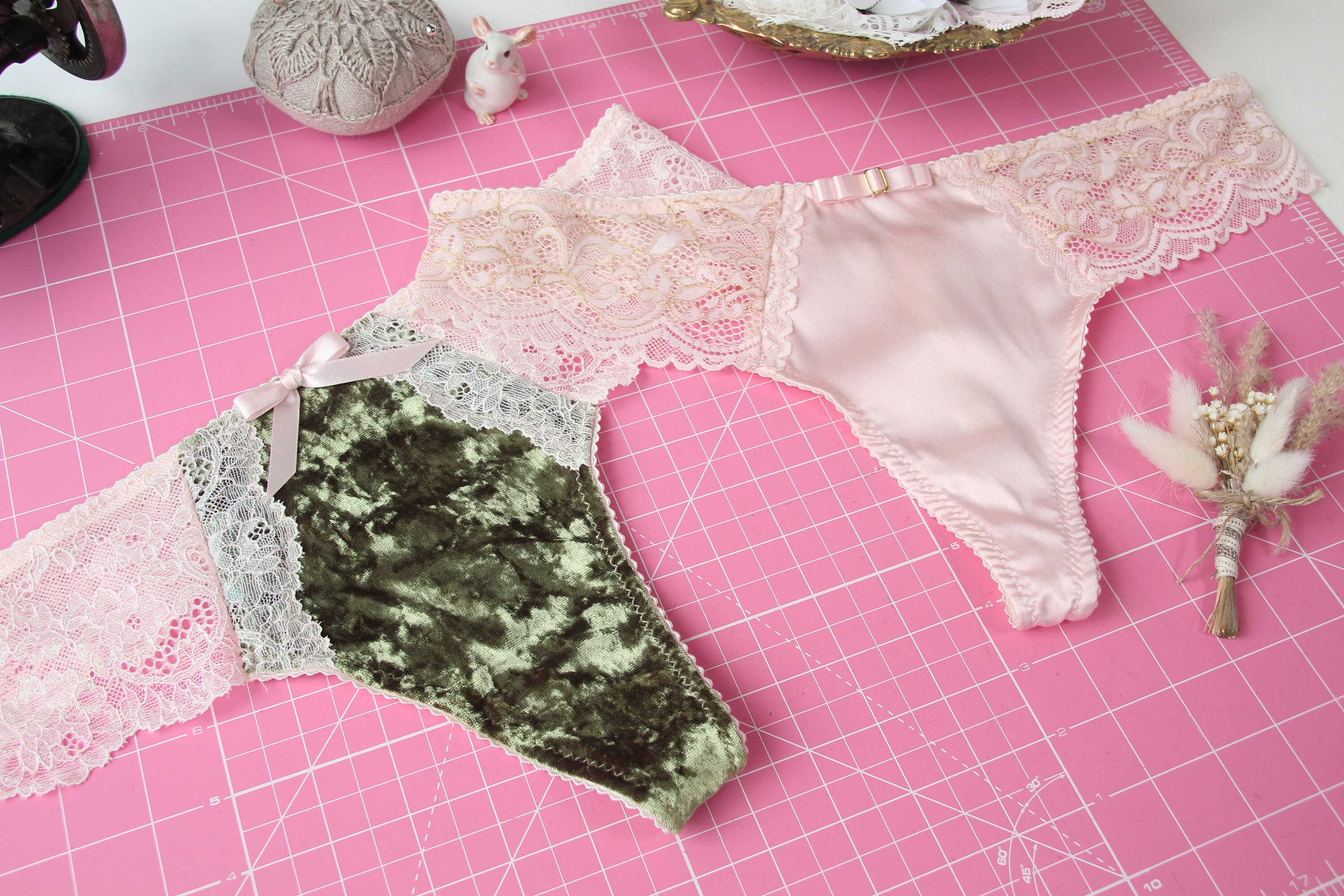 Assembly Line Sewing: Fehr Trade's Lacy Thong – Miss Celie's Pants