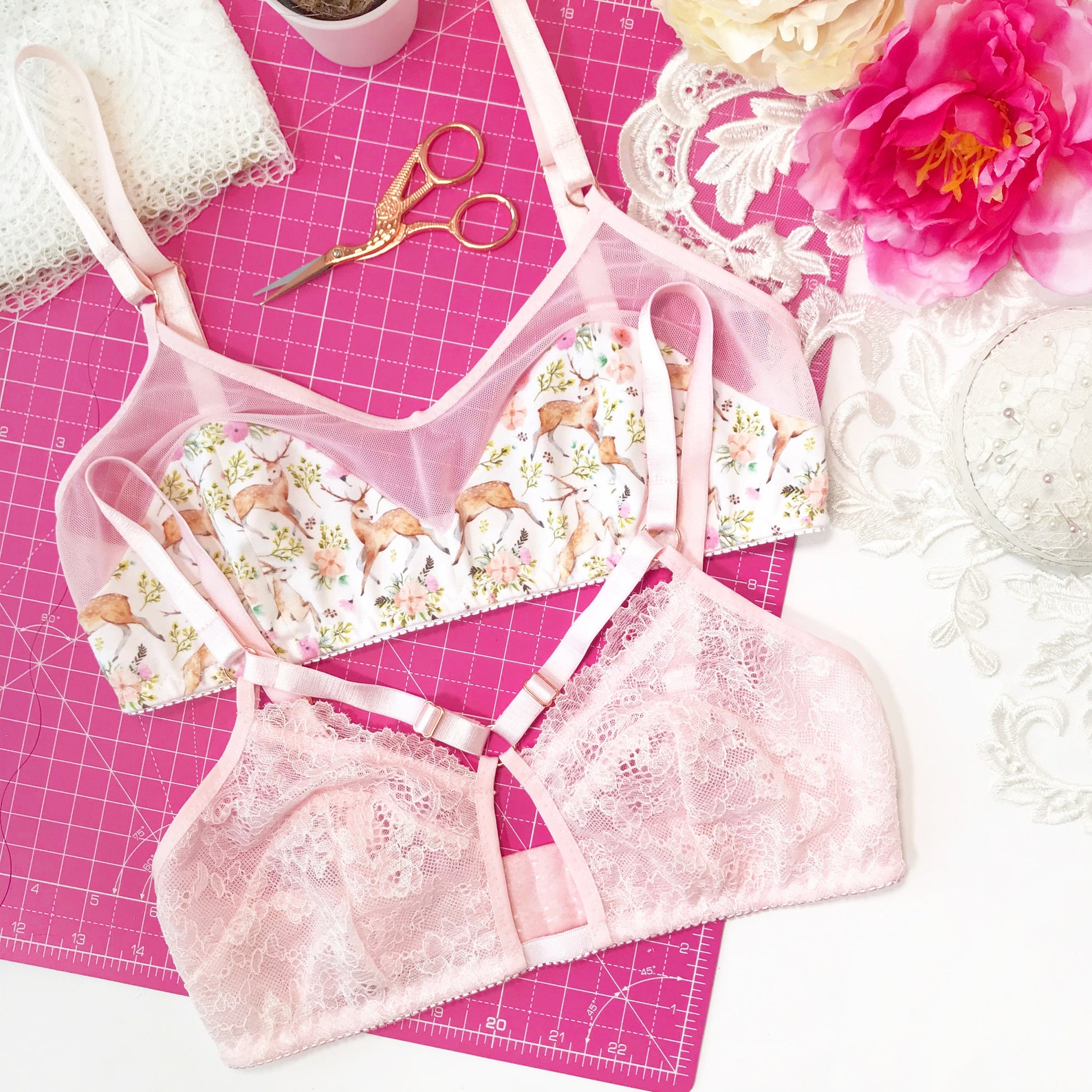 Xo Bra Lingerie Sewing Pattern PDF Instant Download Evie Etsy Canada