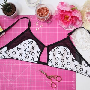 Xo bra Lingerie Sewing Pattern PDF Instant Download Evie la Lùve image 4