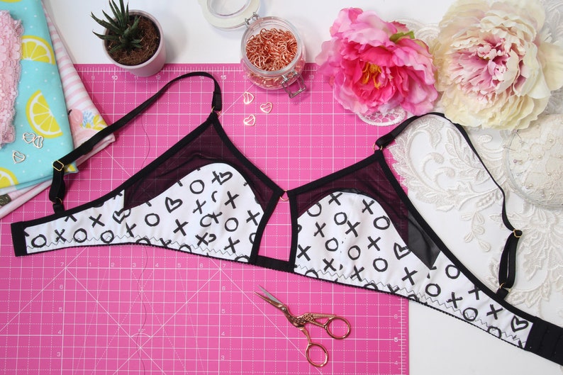 Xo bra Lingerie Sewing Pattern PDF Instant Download Evie la Lùve image 4