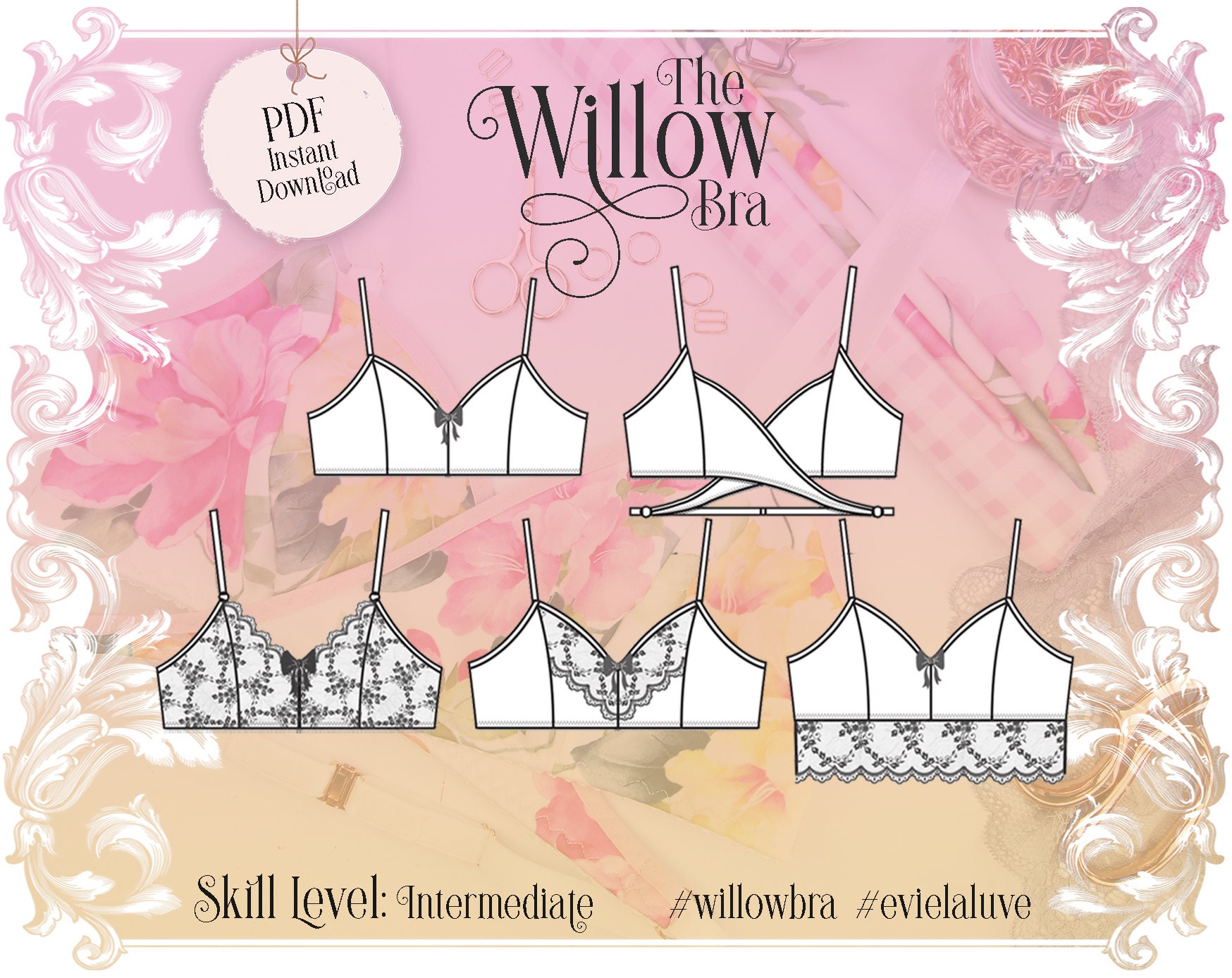 Sew Projects Willow Soft Cup Bra - The Fold Line