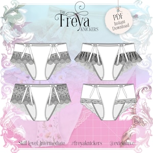 Freya Knickers Sewing Pattern PDF Instant Download - Evie La Lùve