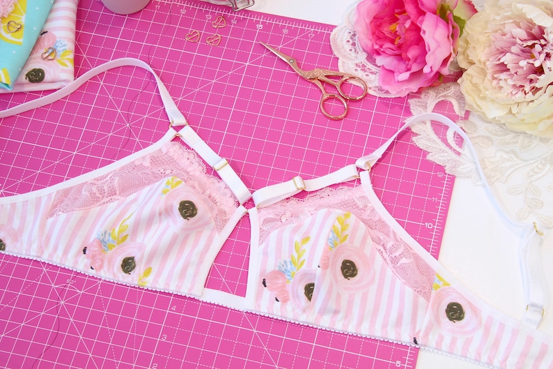 Xo bra Lingerie Sewing Pattern PDF Instant Download Evie la Lùve image 5