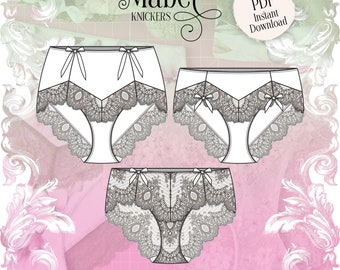 Mabel Knickers Sewing Pattern PDF Instant Download - Evie La Lùve