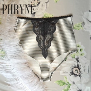 DIGITAL lingerie Sewing Pattern Phryne High Waisted Knickers/Panties pdf E2008 from EVIE la LUVE image 3