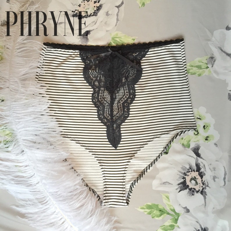 DIGITAL lingerie Sewing Pattern Phryne High Waisted Knickers/Panties pdf E2008 from EVIE la LUVE image 3