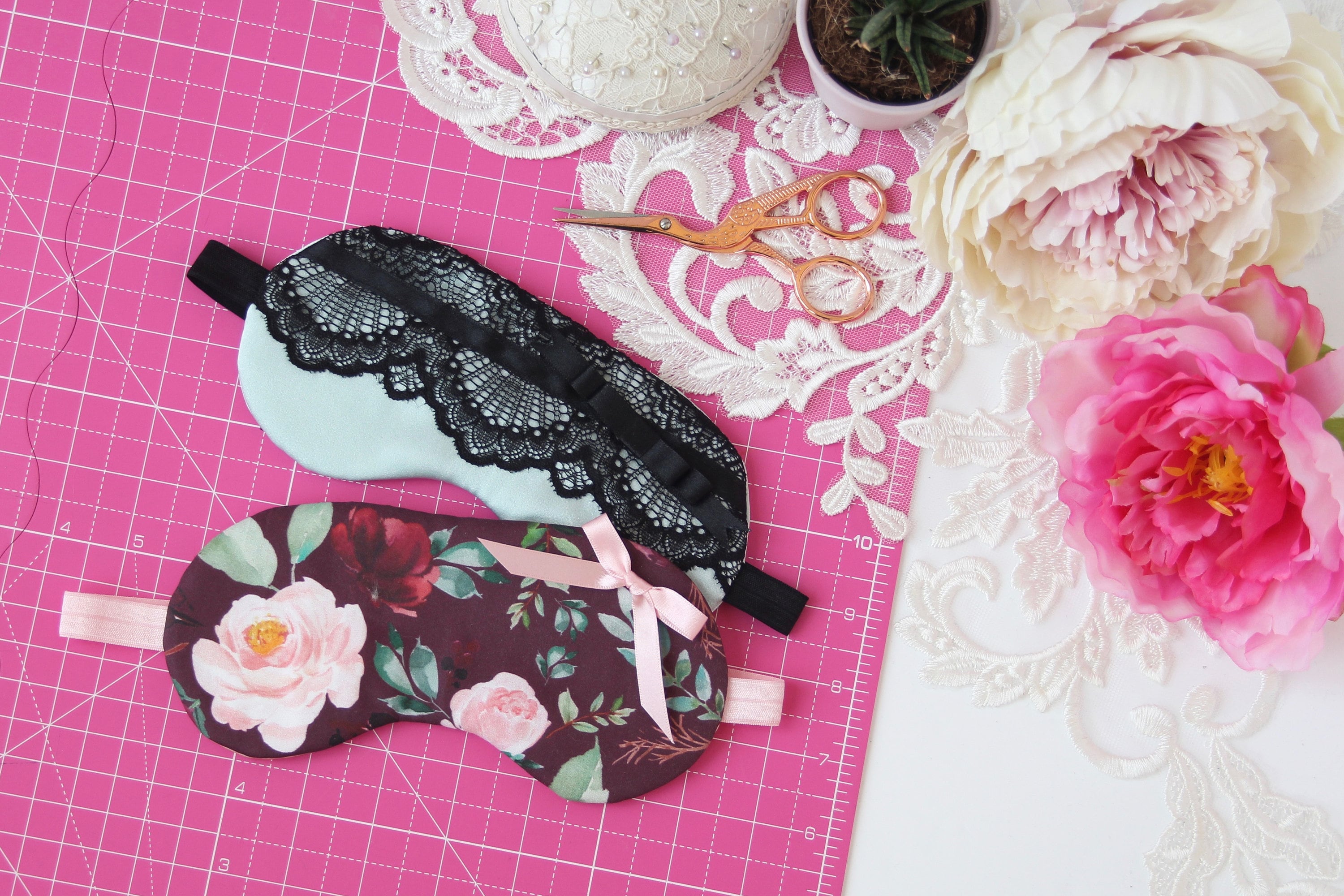 Sleep Mask Sewing Pattern Bundle PDF Instant Download Evie - Etsy