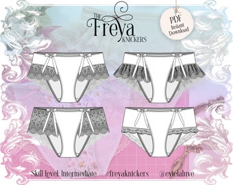 Freya Knickers Sewing Pattern PDF Instant Download - Evie La Lùve