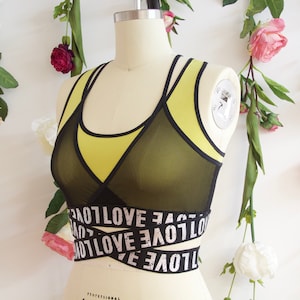 Mighty Sports Bra Sewing Pattern PDF Instant Download Evie la Luve image 2