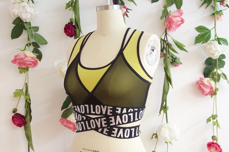 Mighty Sports Bra Sewing Pattern PDF Instant Download Evie la Luve image 2