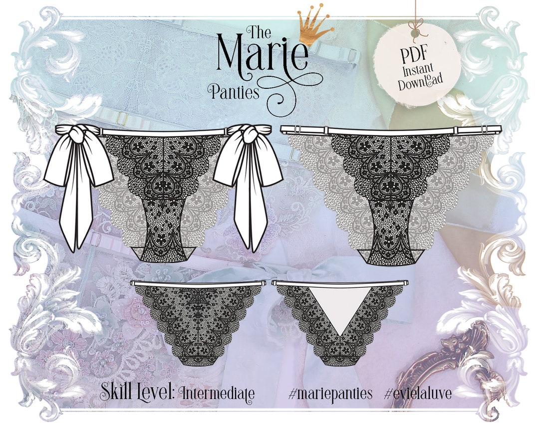 Marie Panties Sewing Pattern PDF Instant Download - Evie La Luve - Etsy