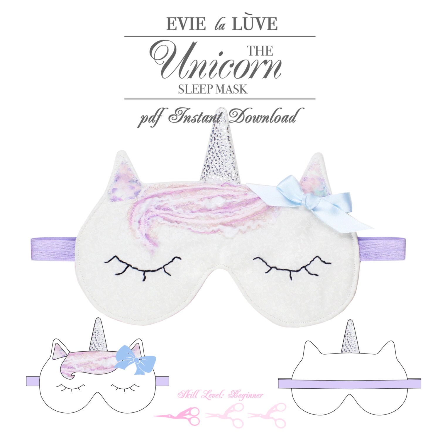 Sleep Mask Pattern Free Pdf - DIY Sleep Mask - Dear Handmade Life - Clayton skousen & rose hedges.