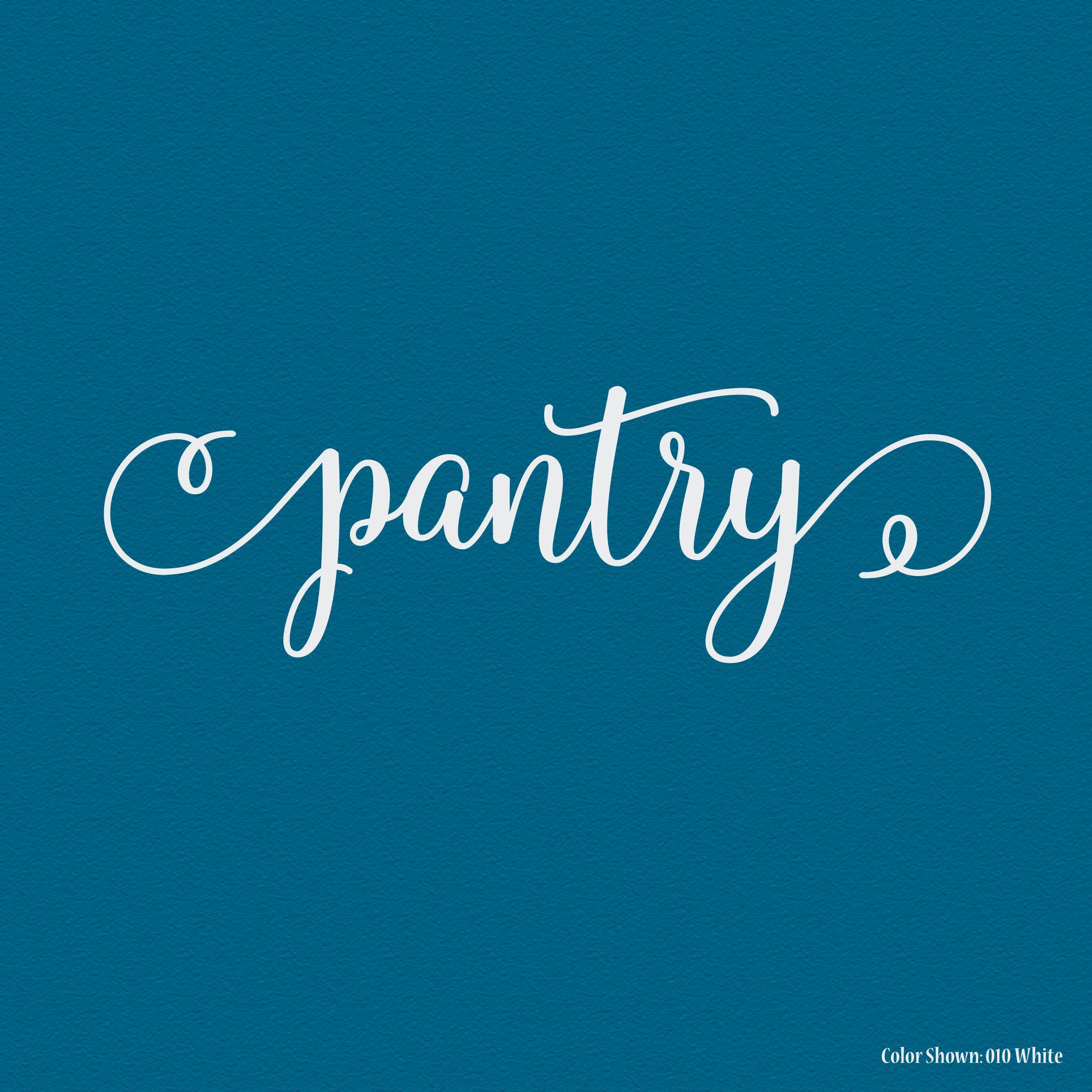 PANTRY DOOR DECAL, Vinyl Wall Quotes, Wall Quote Decal, Kitchen Decals ...