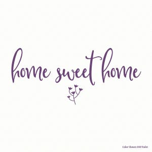 HOME SWEET HOME sign, welcome decal, vinyl wall decals, vinyl wall quotes, wall quote decal, vinyl letters, family wall decal, welcome home