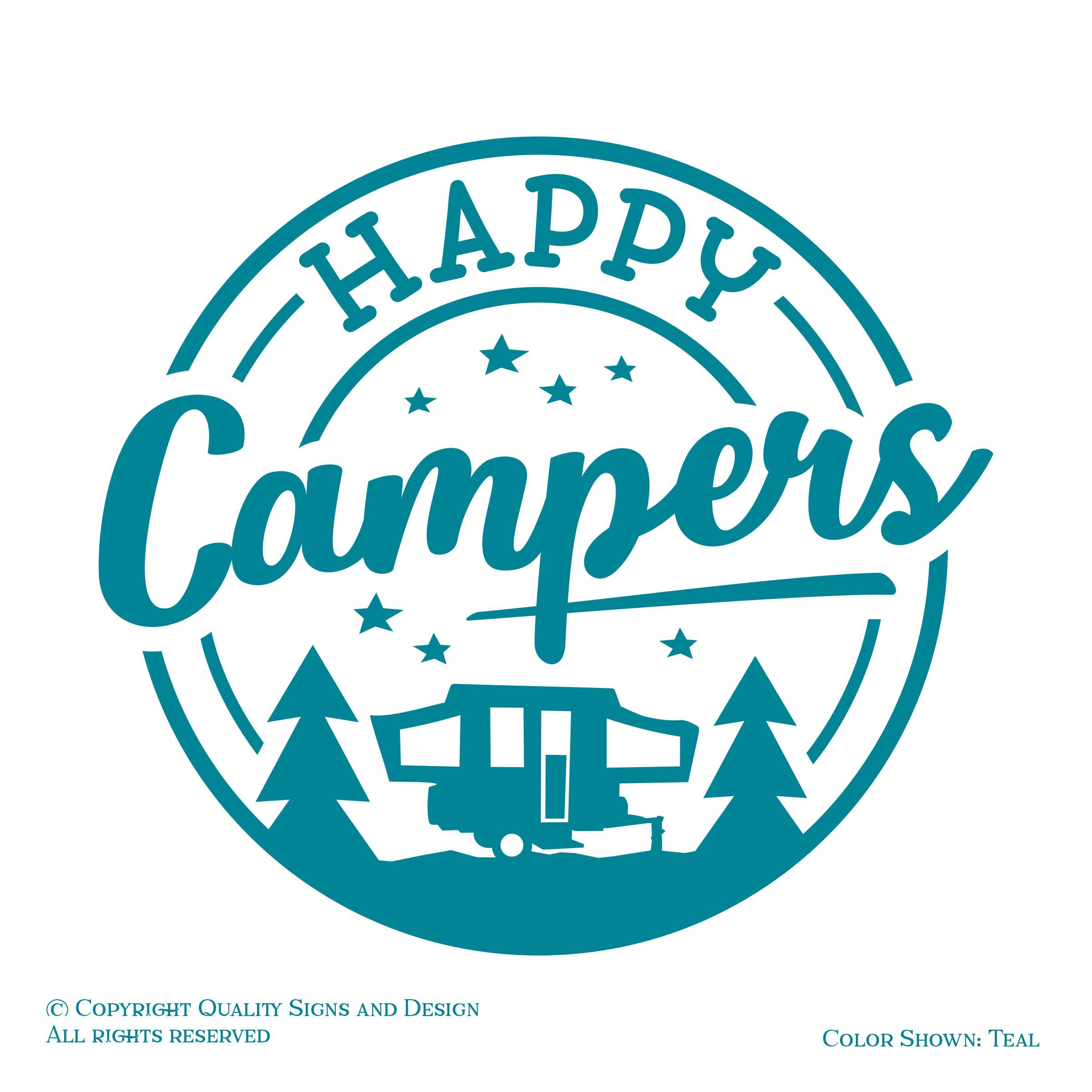 Camper Aufkleber Happy Glücklich Bus Wohnmobil Camping Sticker Auto  Geschenkidee – Tacos Y Mas